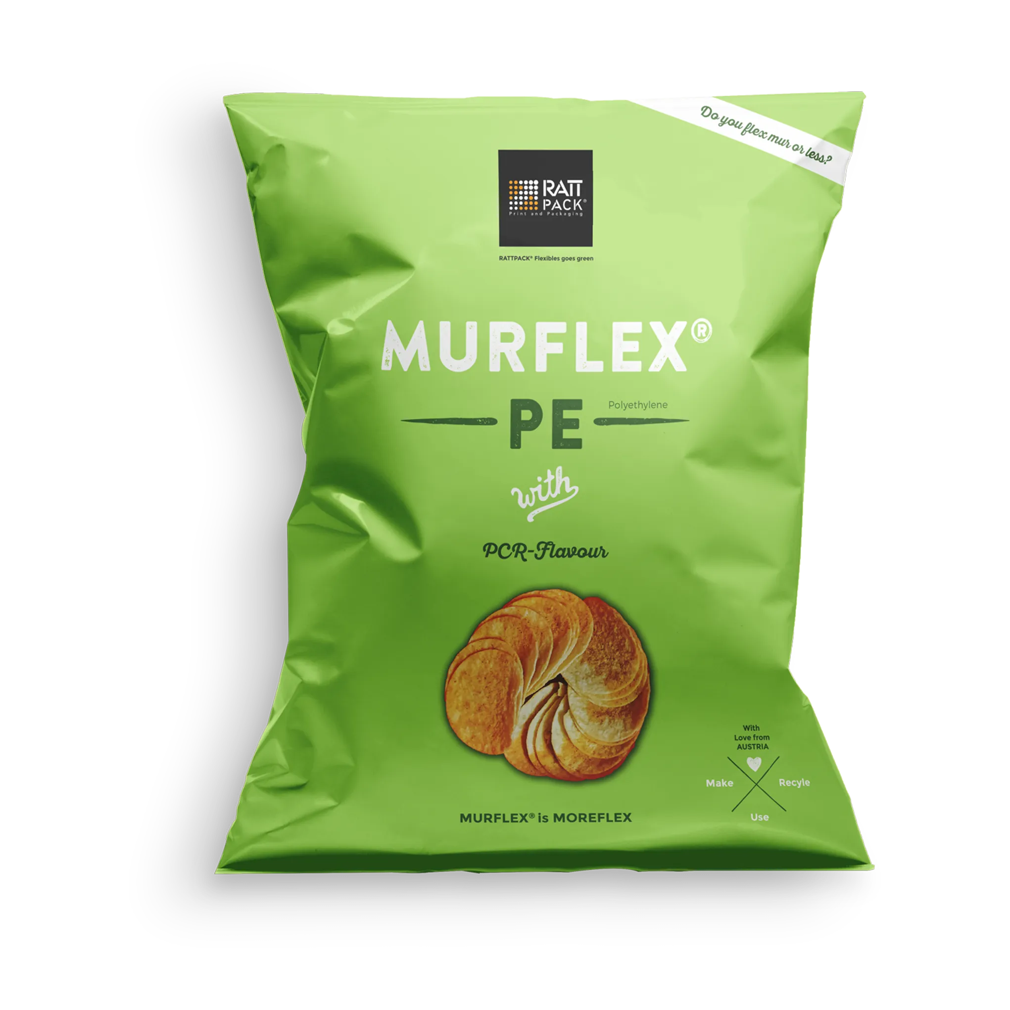 Schlauchbeutel aus murFLEX® PE in Grün